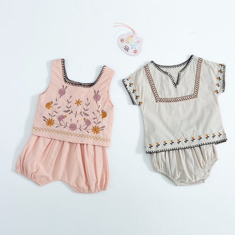 Conjunto Baby Chic! 100% algodón, dos colores disponibles