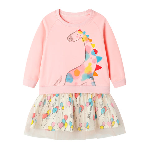 Original y delicado vestido DINO, lindos colores y hechura 100% algodón