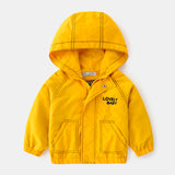 Chaqueta cortavientos unisex amarillo