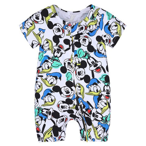 Enterito unisex manga corta dibujos animados Mickey mouse