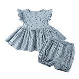 Conjunto delicado de lino de algodón, incluye polera tipo vestido + short bombacha
