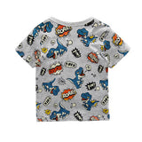 Entretenida y original polera estilo cómic de dinosaurios 100% algodón
