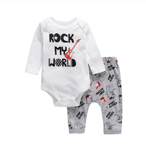 Conjunto dos piezas ROCK MY WORLD 100% algodón