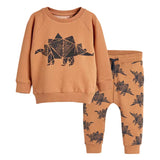 Buzo Cartoon dinosaur, dos piezas 100% algodón