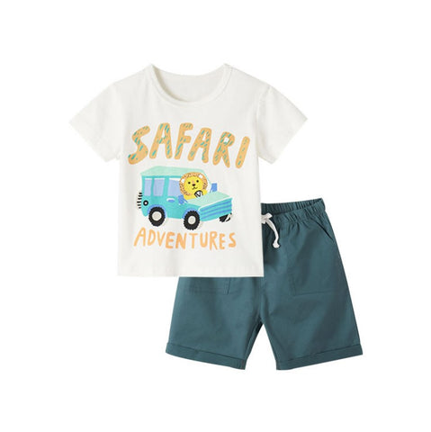 Conjunto Safari Adventure, dos piezas 100% algodón