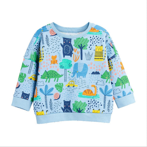 Polerón unisex Animals, 100% algodón