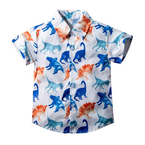 Camisa manga corta DINOS, original diseño