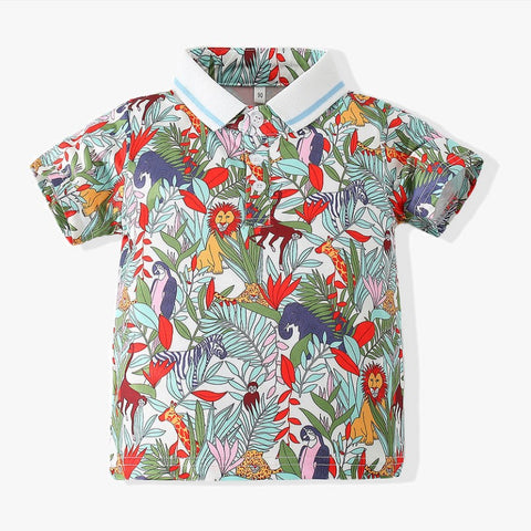 Polera JUNGLE, precioso modelo ilustrado