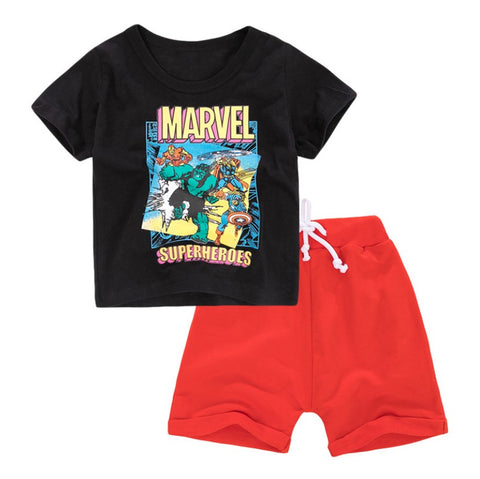 Conjunto dos piezas MARVEL 100% algodón
