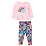 Conjunto dos piezas Rainbow make me happy