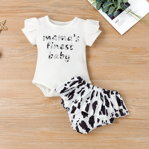 Conjunto dos piezas veraniego, animal print mama´s