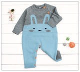 Enterito de lana conejito celeste-gris