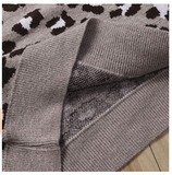Sweater animal print leopardo tonos grises