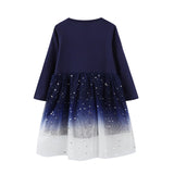 Vestido manga larga Shining stars, lindo modelo 100% algodón