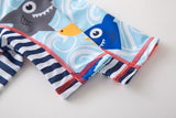Traje de baño entero niño, con filtro UV Incluye gorrito