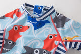 Traje de baño entero niño, con filtro UV Incluye gorrito