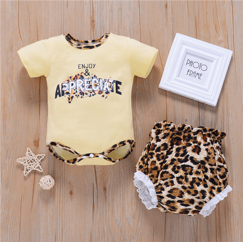 Conjunto dos piezas veraniego, animal print