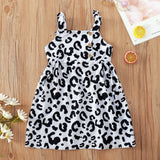 Vestido Animal print tres botones