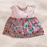 Hermoso y fresquito vestido 100% algodón, original y colorido diseño