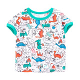 Conjunto dos piezas Dinosaurios comic, modelo 100% algodón