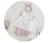 Suave y delicado conjunto colores pastel 2 piezas + cintillo