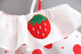 Bellísimo y original conjunto de frutilla 100% algodón