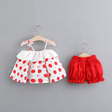 Bellísimo y original conjunto de frutilla 100% algodón