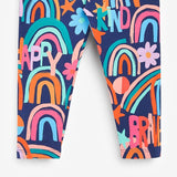Conjunto dos piezas Rainbow make me happy