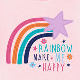 Conjunto dos piezas Rainbow make me happy