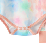 Precioso y exclusivo conjunto flores estilo tie-dye, incluye cintillo